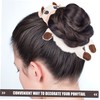 VICASKY 6 pcs Plush Animal Hair Ties Elastic Ponytail Holders