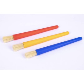 APLI Kids 3 x Jumbo Plastic Round Tip Brushes 17462