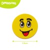 THE TWIDDLERS - 100 Novelty Funny Face Rubber Erasers for