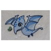 Paul the Dinosaur (1350) - Embroidered Lightweight Soft Patterned Fleece