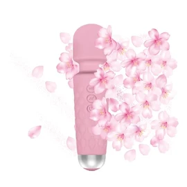 Aslotech Mini Electric Back Massager for Women, Handheld Massager for Leg and Waist Relaxation, Pink