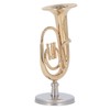 Miniature Tuba Model Brass Gold Plated Euphonium Mini Miniature Tuba