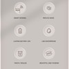 Automatic Bathroom Trash Bin, 18L Waterproof Motion Sensor Bathroom Bins