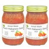 Amish Salsa - 2-16 Oz Jars (Peach Habanero Hot)
