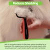 Staltwo Deshedding Dog Brush for Shedding - 2-in-1 Professional Undercoat