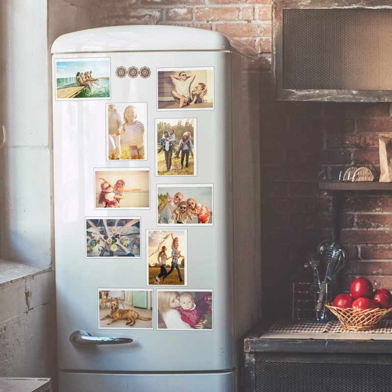 Shot2go Pack of 2 Magnetic Photo Fridge Frames Clear 5x7