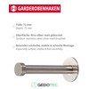 Gedotec UP-25 Stainless Steel Coat Hook Door - Wardrobe &