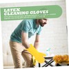 Healvian 2pcs Reusable Household Cleaning Gloves Kitchen Dishwashing Gloves for