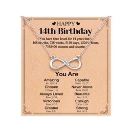 D Dongjiangjin Gift 14th Birthday Gifts for Girls 14 Year Old Girl Decorations Necklace