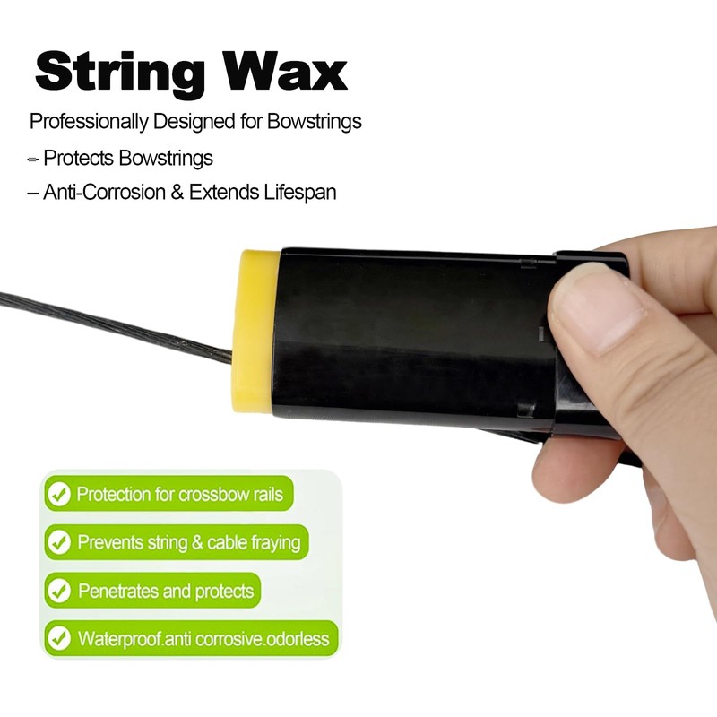 - QI HUO JU - Archery Bowstring Wax Protective Waterproof