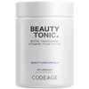 Codeage Biotin Supplement with Vitamin C, Vitamin E, Vitamin B6,