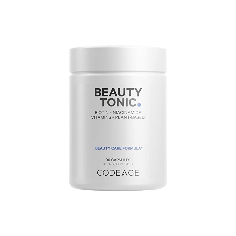 Codeage Biotin Supplement with Vitamin C, Vitamin E, Vitamin B6,