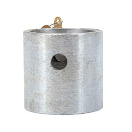 Mytee Products 5th Wheel King Pin Lock Kit Made in USA | Heavy Duty Chrome King Pin Lock with 2 Keys & A Style King Pin, Trailer Hitch Lock Works with RVs, Trailers, Containers (1 - Pack)