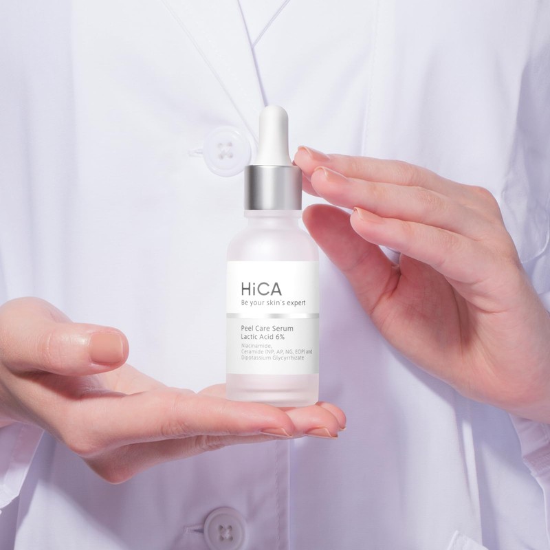 HiCA Peel Care Serum, 6% Lactic Acid, Exfoliating Care, AHA