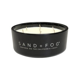 Sand + Fog Scented Candle - Teakwood - Additional Scents and Sizes – 100% Cotton Lead-Free Wick - Luxury Air Freshening Jar Candles - Perfect Home Décor for Your Cocktail Table – 34 oz
