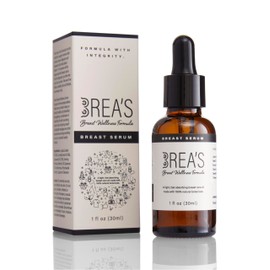 Brea's Breast Wellness Serum – Botanical Essential Oil Blend with Frankincense, Geranium, Evening Primrose & Jojoba for Soothing Massage & Skin Hydration – 1 fl oz
