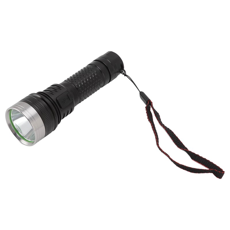 LED Flashlight 2 Levels High Brightness SST40 Wick White Light