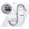 HONSHEN 12mm Heavy Duty Meat Hooks,8 inch Stainless Steel S-Hooks