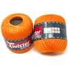 Twister Crochet Yarn Orange Hand Knitting Yarn Cotton Yarn 2