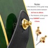 Bestgle 4Pcs Guitar Strap Locks and Buttons, Quick Release Security
