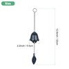 M METERXITY 1-Pack Japanese Wind Chime, Leaf Metal Temple Bell