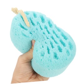 Healeved 3pcs Supple Body Sponge Soft Back Scrubber for Reusable Bath Sponge for Daily Use for Boys and Girls and Adults Comfortable Bathing Fruit