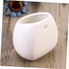 Totority 2pcs Hanging Ceramic Flowerpot for Wall Planters for Succulent