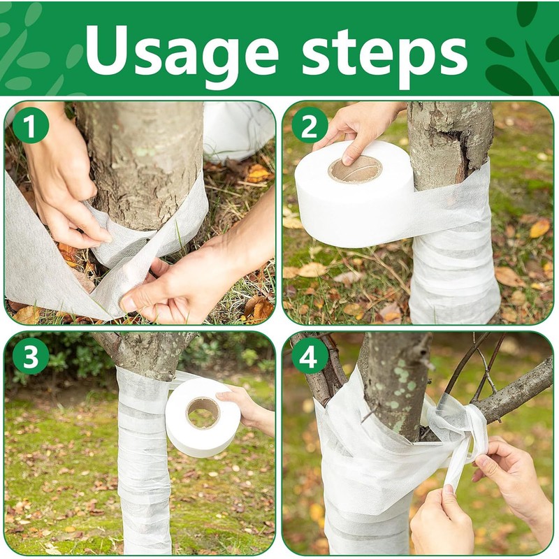 Tree Wrap Reliable Lightweight Breathable Plants Protector Bandage for Keeping