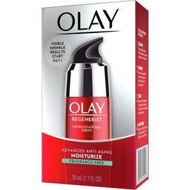 Olay Regenerist Micro-Sculpting Facial Serum Fragrance Free 1.7 Fl Oz