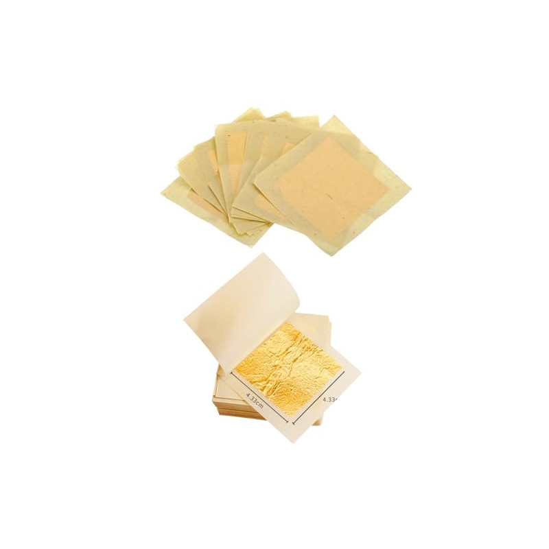 MODA TURÍN - 20 Láminas Oro Genuino Comestible 24K 4.33