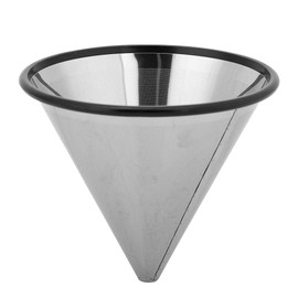 Pour Over Filter Stainless Steel Reusable Tea Coffee Dripper Coffee Mesh Strainer Slow Drip Coffee Filter Metal Cone