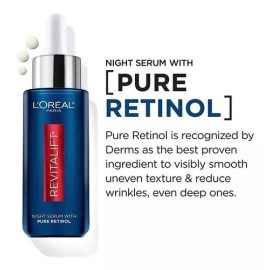L'oreal Revitalift Night Serum Pure Retinol Importado