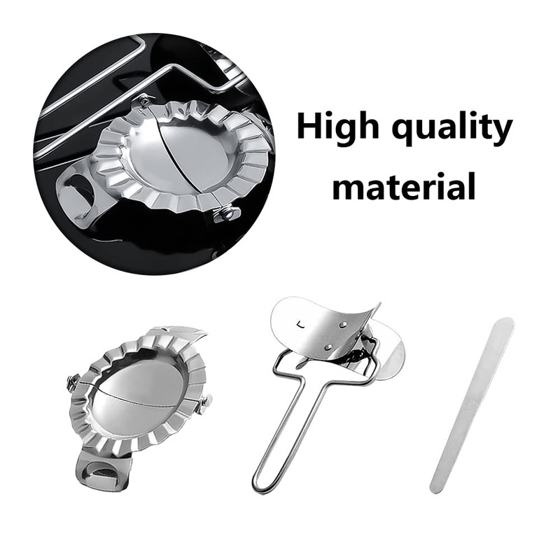 3 Pcs Ravioli Dumpling Maker Set Stainless Steel Manual Dumpling
