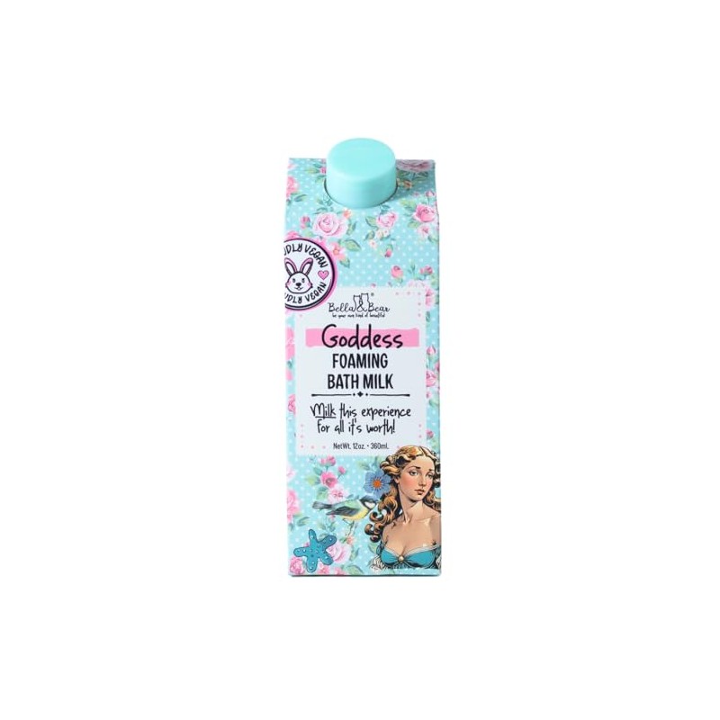 Bella & Bear Goddess Foaming Bath Milk 12 oz