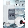 2P DC Mini Circuit Breaker IP65 Waterproof Pa66 Disconnect Switch