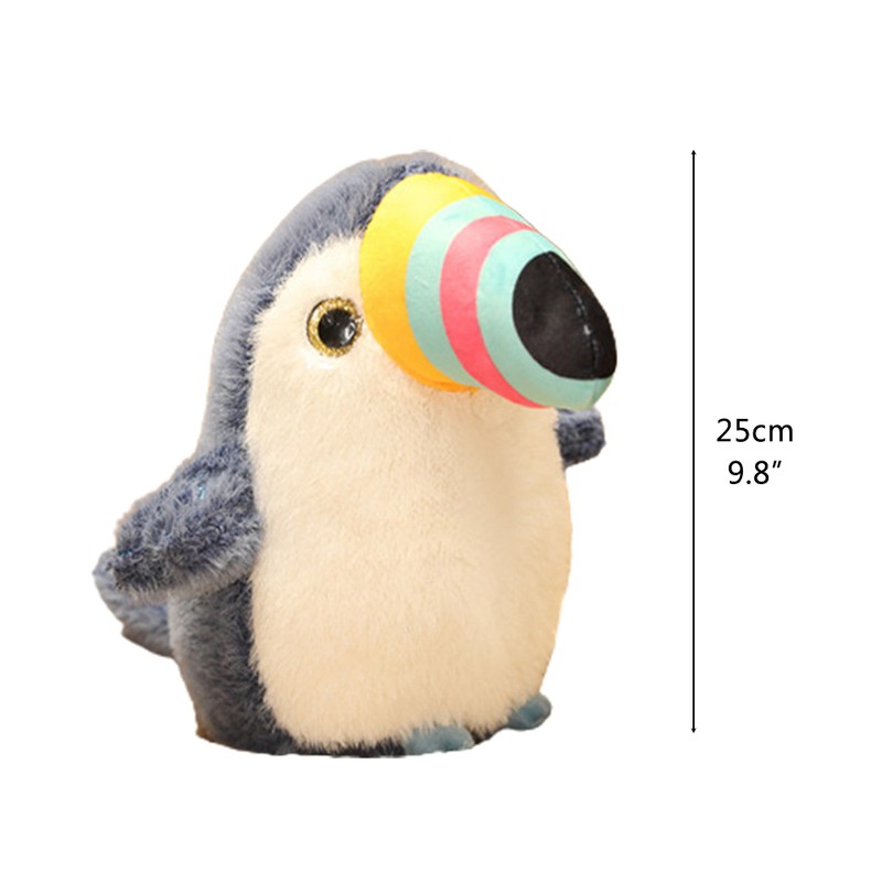 Cute Bird Plush Toy Cartoon Soft Stuffed Animal Fluffy Doll