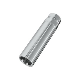 ZIMISI 7 Point Spline Drive Tuner Socket Key Tool, Car Lug Nuts Socket Wrench with 13/16 Inch & 7/8 Inch Hex, Car Wheel Lug Nut Socket Replacement Compatible with 14x1.5, 14x2, 9/16 (Silver)