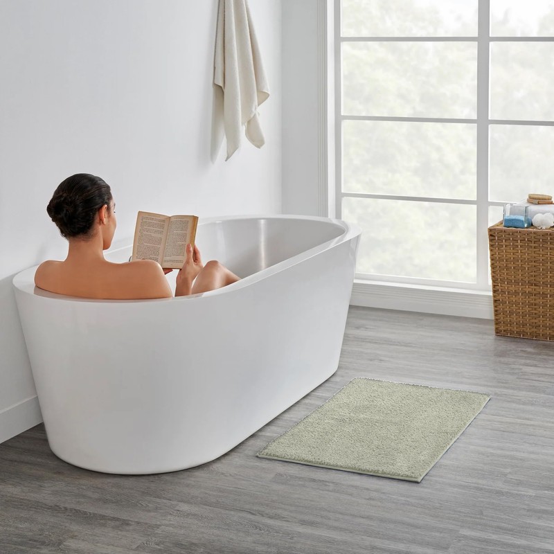 DC VOLTAGE Soft Bath Mat and U-Shaped Pedestal Toilet Mat