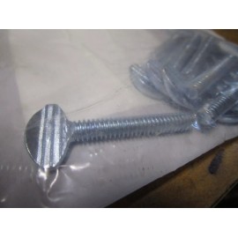 Fastenal 1/4"-20 x 1-1/2" Type B Regular Thumb Screw, No Shoulder, Zinc Lot of 10