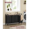 VASAGLE Laundry Hamper, Laundry Basket, Laundry Sorter with 4 Pull-Out