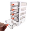Operitacx desk drawer storage bins plastic storage drawers storage container