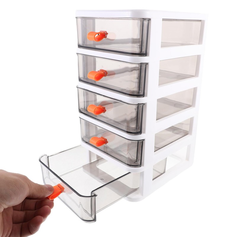 Operitacx desk drawer storage bins plastic storage drawers storage container