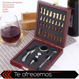 RD ROYAL COOK Set de Vino Juego de Accesorios para Vino sacacorchos tapón Cortador vertedores (SX6603)