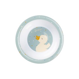 Children's Bowl Duck Edda Lou with Non-Slip Base for Boys and Girls, Ideal for Porridge, Fruit and Snack in Between