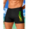 Men’s Quick-Dry Swim Trunks for Beach & Pool – Printed