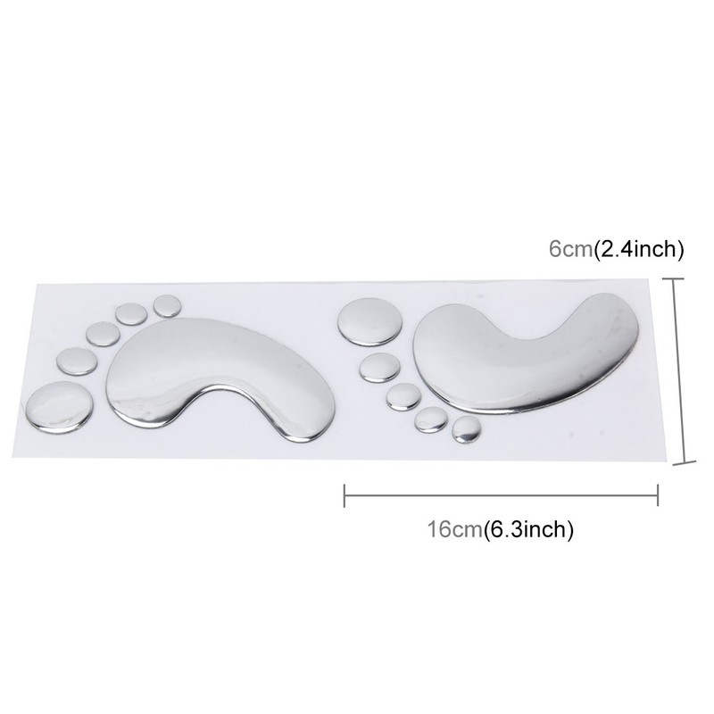3D Car Sticker Baby Footprints