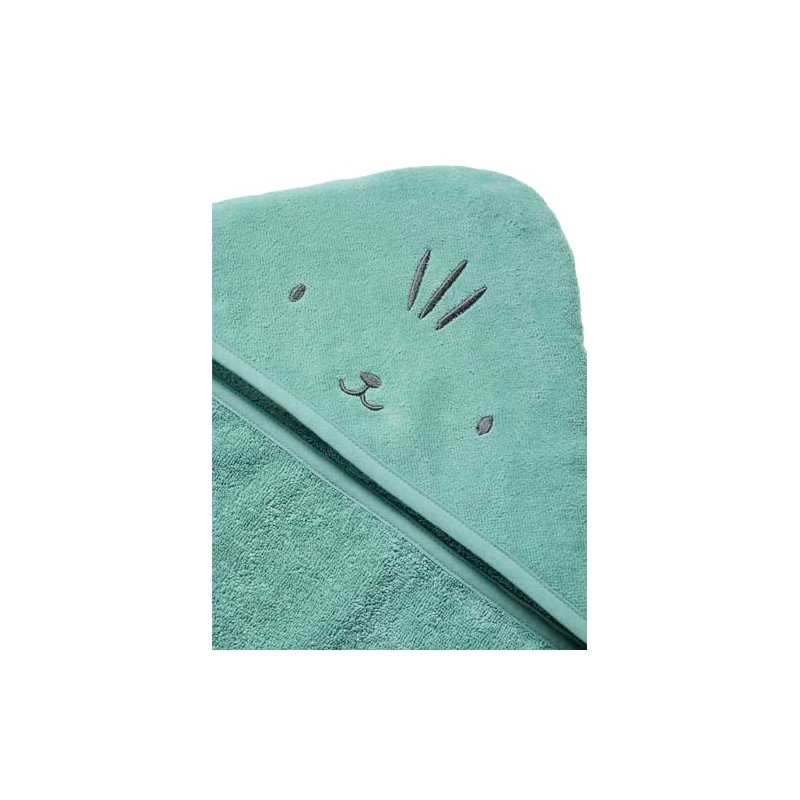 Vertbaudet Baby & Children's Hooded Bath Towel with Recycled Cotton