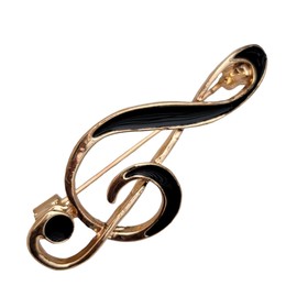 GFM® Music Note Brooch in Enamel - Christmas, Mother's day, Birthday, Valentines Day (BRCH-MuNote-2313-KLSN)