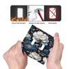 ROUGUI Blue And White Flowers Light Switch Covers Double Toggle