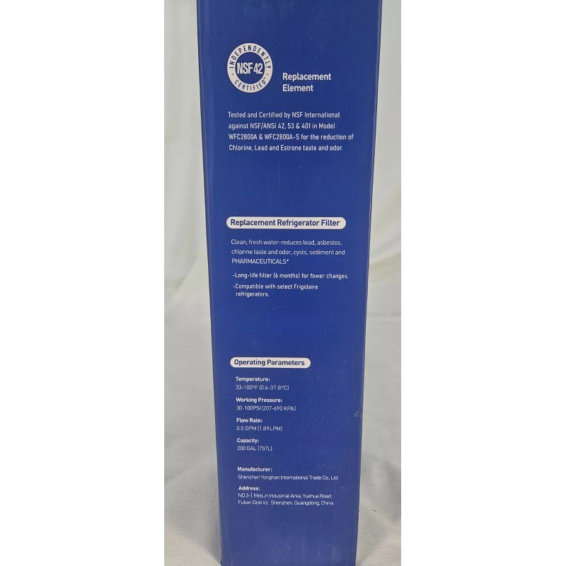 TEEHAY 3 PACK - ULTRAWF Frigidaire Water Filter Replacement Frigidaire